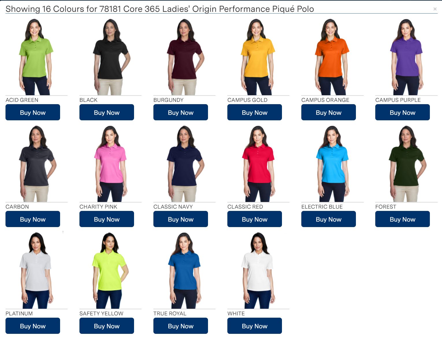 Origin Performance Piqué Polo Ladies – Thredz | Clothing and ...